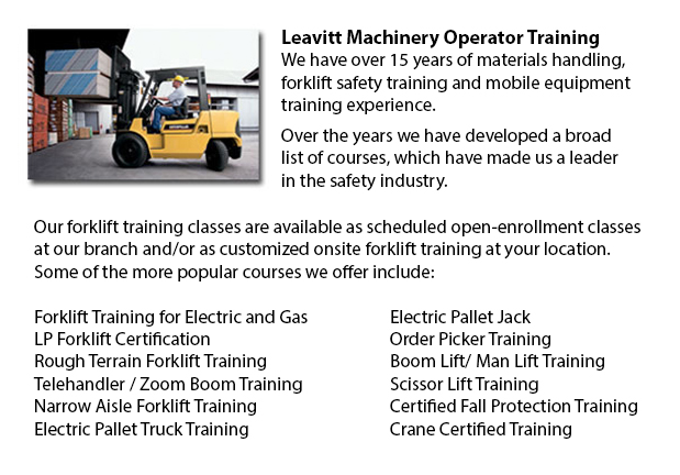 Markham Forklift Training Course