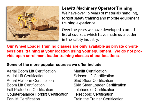 Wheel and Track Loader Training in Surrey
